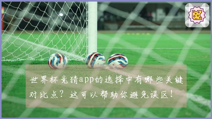 世界杯竞猜app的选择中有哪些关键对比点?这可以帮助你避免误区!