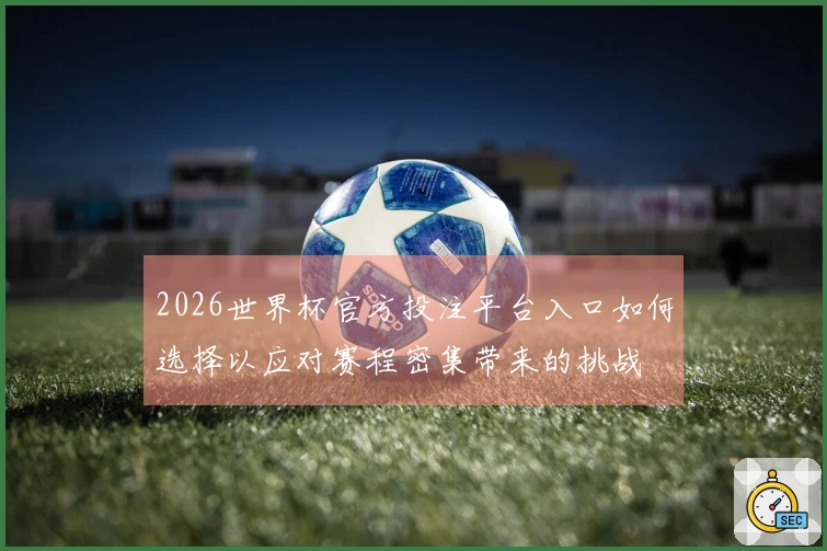 2026世界杯官方投注平台入口如何选择以应对赛程密集带来的挑战